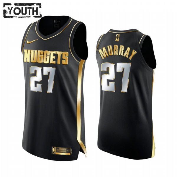 Denver Nuggets Trikot Jamal Murray 27 2020-21 Schwarz Golden Edition Swingman - Kinder